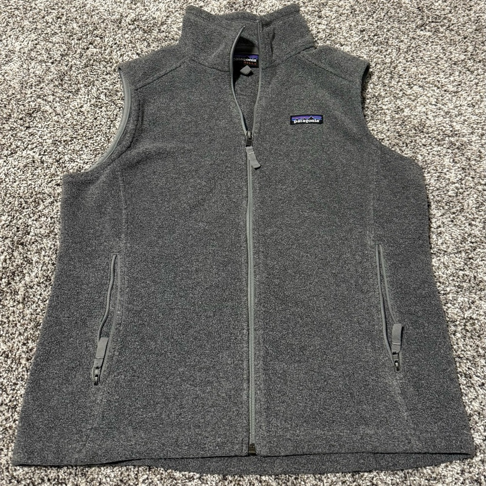 Women’s size medium Patagonia gray synchilla vest